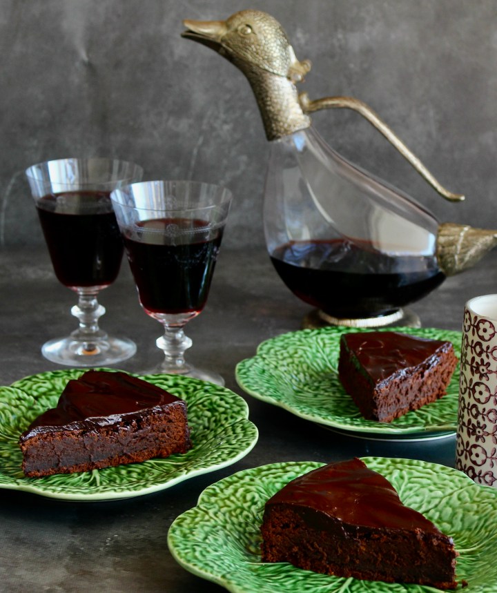 Chocolate Cake with Pinot Noir&nbsp;Glaze