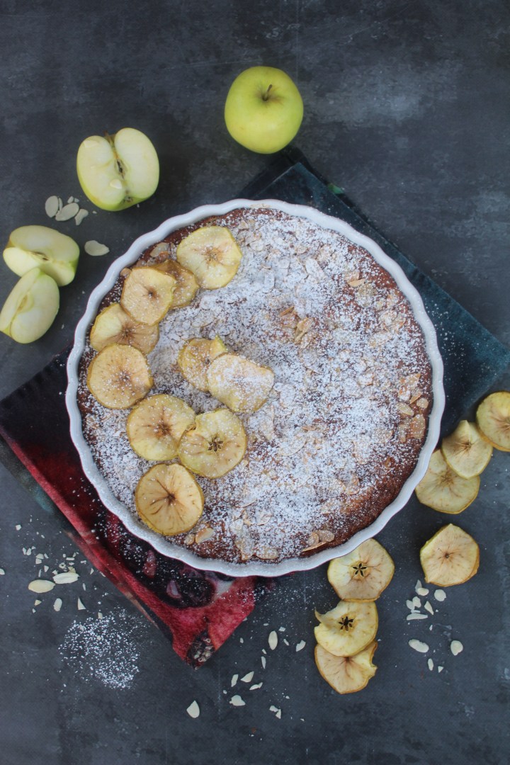 Apple Almond Pudding