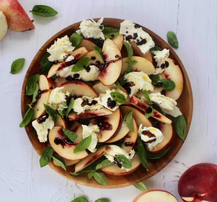 Peach Caprese Salad