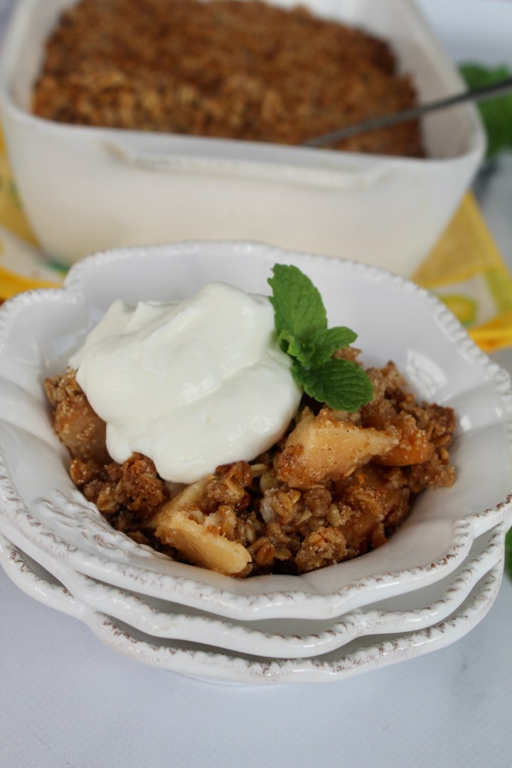 Quince Granola Crumble