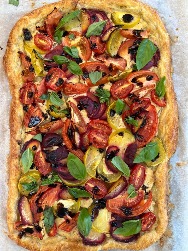 Tomato and Plum&nbsp;Tart