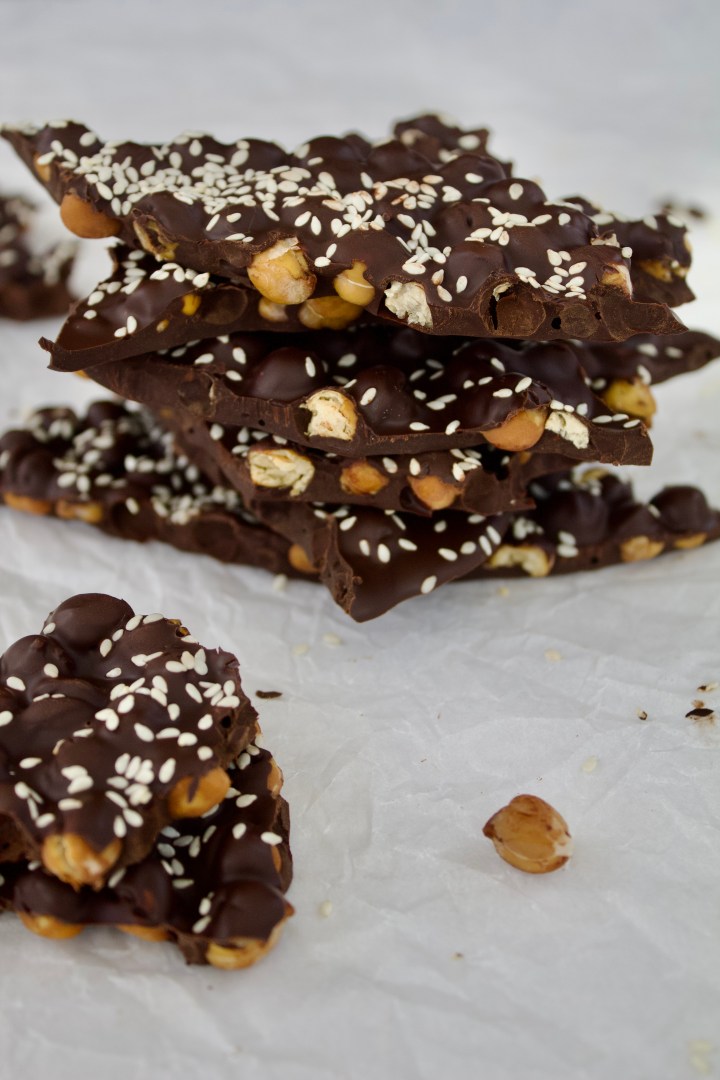Chickpea Chocolate Bark