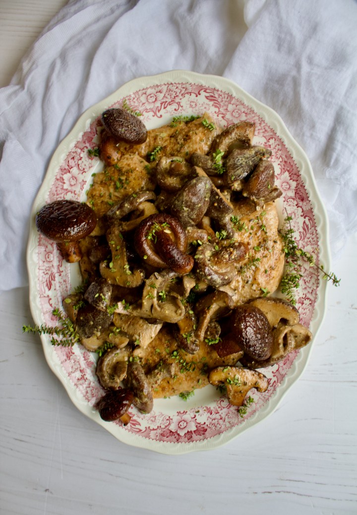 Shitake Chicken in Mustard&nbsp;Sauce