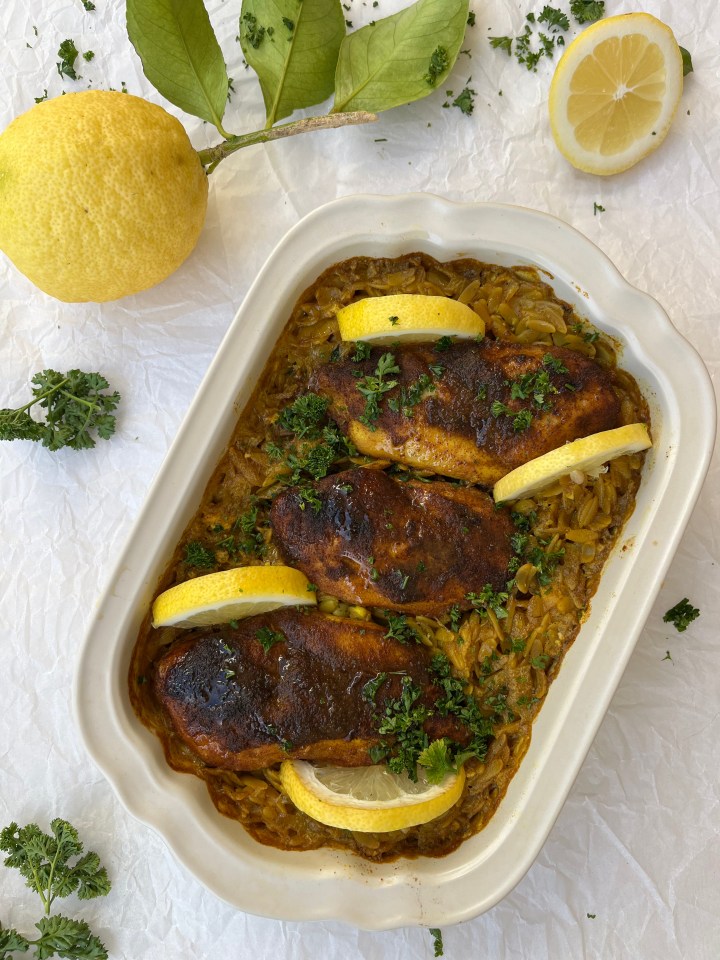 Lemon Chicken Orzo