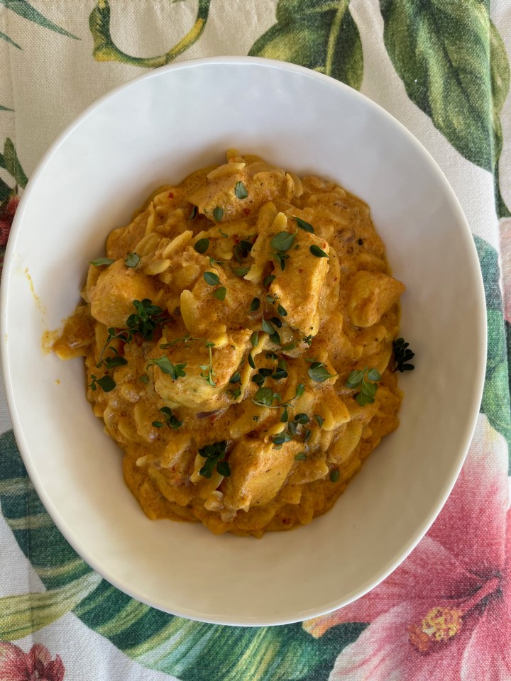 Stove-top Butter Chicken and&nbsp;Orzo